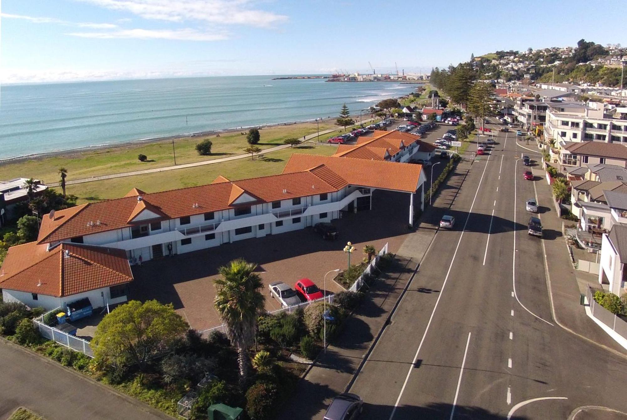 Harbour View Motel On Ahuriri Beach In Napier Nz With Sea View Suites Kültér fotó