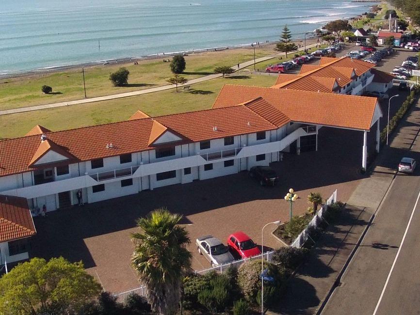 Harbour View Motel On Ahuriri Beach In Napier Nz With Sea View Suites Kültér fotó